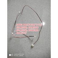 BACKLIGHT CABLE - LIGHT CABLE - LG TV - 43LM5500 - 43LM5700 - 43LM5750 - 43UK6300 - 43UJ632T - NEW O