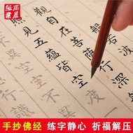Heart Sutra Handwritten Buddhist Sutra Auspicious Sutra Great Compassion Mantra Earth Tibetan Sutra 