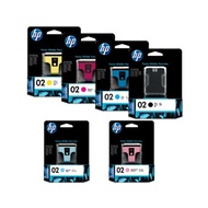 Expired Stock Hp Cartridge 02 (Genuine) Black C8721WA , Cyan C8771WA , Magenta C8772WA , Yellow C877