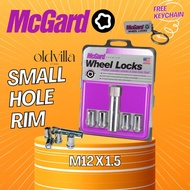 McGard Premium Wheel Locks M12x1.5 Locknut Lock Nut Advanti Sport Rim Honda Toyota Proton Perodua Tu