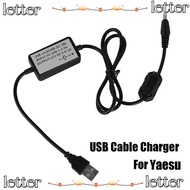 LETTER Interphone Charger Fashion Universal Sports USB Cable Cradle for Yaesu VX5R/VX6R/VX7R/VX8R FT