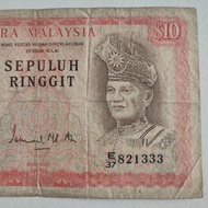 😍E/37 821333😍  🇲🇾 SEPULUH RINGGIT MALAYSIA- 3rd SERIES 1976-1981