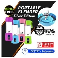 Krafter - Gen 2 Silver edition Portable Blender / Fruit Juicer / Ice Crushing / Juice Maker