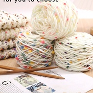 Jelly Bean Style Mohair Yarn Ball,Hand Made Spray Color Slub Wool Yarn Ball,Multicolor Speckled Moha