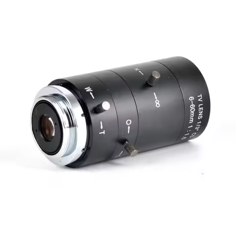 6-60mm 1/3" Industrial Camera Manual IRIS Zoom Focus Lens CS Mount CCTV Lens