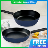 Classic Ih Induction Ceramic Titanium Frying Pan 2-Piece Set (28cm Pan + 28cm Wok)