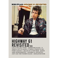 【READY STOCK】Poster Cover Album Highway 61 Revisited by Bob Dylan for Room/Barber/Gift/Gym