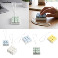 [Prasku] SiaBiced Keyboard Fidget Toy Sturdy with Silicone Lanyard Keyboard Clicker Fidget Toy