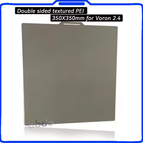 For Voron 2.4 Build Plate 350x350mm Textured PEI Sheet 3D Printer Double Sided Spring Steel Sheet fo