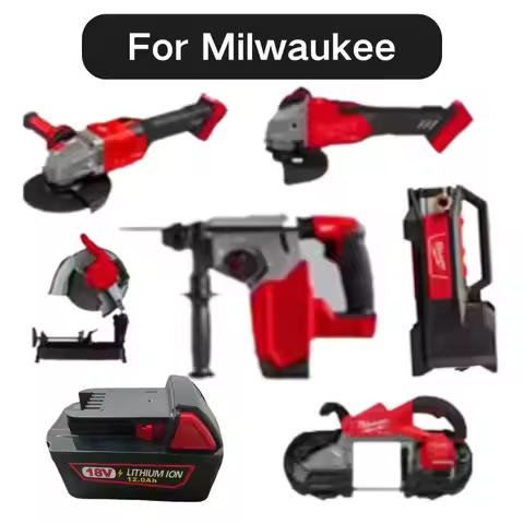 18650 Rechargeable Battery 100% new For Milwaukee M18 M12 XC 48-11-1860 M18B5 M18B4 Tool Lithium Bat