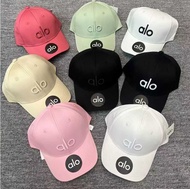Alo 2025 New Mens And Womens Hard Top Baseball Cap Cap Lovers Breathable Leisure Sports Sunscreen Su
