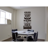 WallSticker In This Office Teamwork Glass Wall Decoration Cutting Sticker Quotes Office Decoration