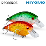 PROBEROS 1PCS Deep Diver Crankbait 7cm 8cm Floating Fishing Lure with 6 BKB Hooks Hard Baits Swim Wo