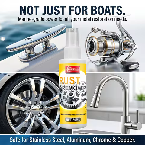Heavy-Duty Rust Remover & Preventer Spray — quick-penetrating formula with a handy nozzle, easily wi