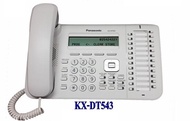Panasonic เครื่องโทรศัพท์แบบคีย์ รุ่น KX-DT543 โทรศัพท์Panasonic สำหรับตั้งค่าต่างๆ ควบคุมตู้สาขา ทำหน้าที่เป็น operator ( Panasonic Digital Key Telephone)