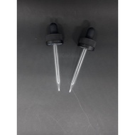 10PCS Pipet Kaca Tutup Pipet Dropper 60ml Pipet Bening Pipet Lancip