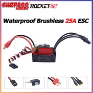 Surpass Hobby KK Waterproof 25A Brushless ESC Speed Controller For 1/16 1/18 1/20 2030 2040 2430 243
