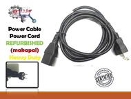 Power Cable Monitor Desktop Computer Power Cord Original Premium Heavy Duty REFURBISHED