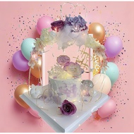 Floral theme Anniversary Birthday Cake | 18th 21st Birthday| Wedding | Engagemnt | Proposal Cake