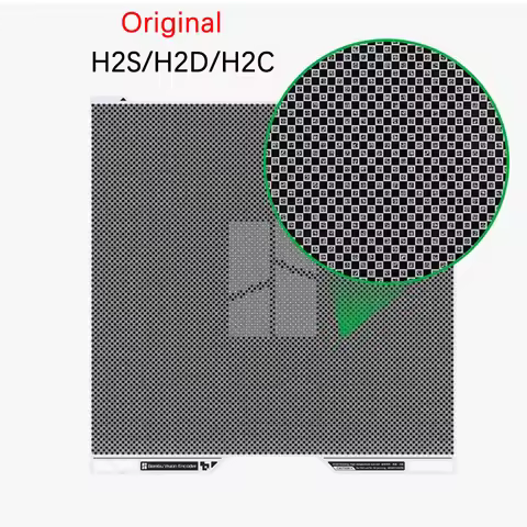 Vision Encoder Plate For Bambu Lab H2D H2S H2C 3D Printer 50μm Motion Accuracy Advanced Calibration 