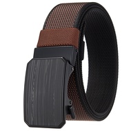 Men's Belts Nylon Canvas Waistband Automatic Buckle Belts