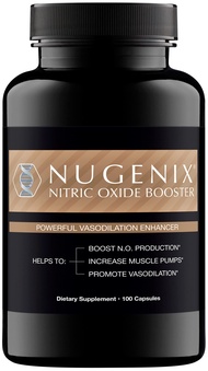 Nugenix Nitric Oxide Booster Supplement - Nitric Oxide Flow, L-Arginine, L-Citrulline, Pine Bark Ext