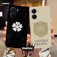 (Royalcase) Casing Type Vivo Y15s Y15a Y01 Y01a Pro Camera Case Motif Logo Squad Bl4ck Cl0ver