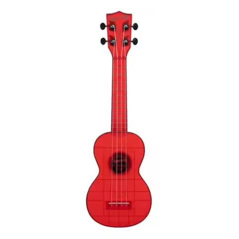 Maritime Red 4 String Soprano Ukulele from Waterman Sea Glass Collection Classroom Instruments