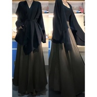 Brown Berkeley Skirt Plus Size Fat mm Female Spring Tall Drape a-Line Pleated to Ankle Skirt