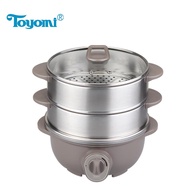 Toyomi Hot Pot &amp; Steamer 2in1 4.5L - MC 2929SS