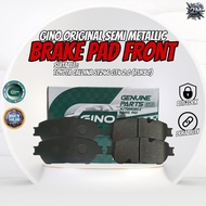 GINO BRAKE PAD FRONT & REAR FOR TOYOTA CALDINA ST246 GT4 2.0 (TURBO)