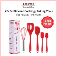 5 Pc Silicone Baking Tools / Cooking Tools / Baking Set / Non Stick Kitchen Cookware Set / Cooking S