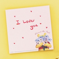Disney Pooh Memo pad 1 pcs 100 sheets / School Office Stationery Notepad (9x9cm) / Non-Sticky