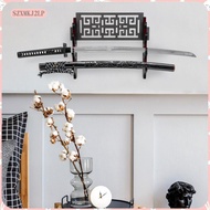 [szxmkj2lp] Wooden Organizer for 4 Tier Sword Display, Wall Mount Bracket for Samurai Swords