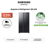[Climate Voucher Eligible] [Pre-order] Samsung RS70F65Q3FSS SBS -AI Energy Mode Bespoke Refrigerator
