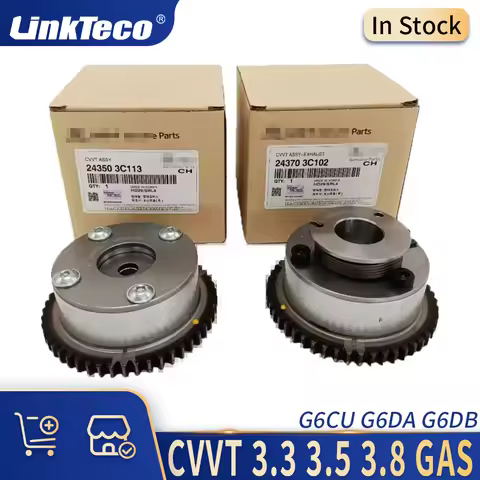 2pcs Engine Parts CVVT Camshaft Gear Set Kit 3.3 3.5 3.8 L G6CU G6DA G6DB 99-20 For HYUNDAI ix55 XG
