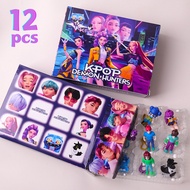 12 Kpop demon hunters Keychain Blind Box toys huntrix Saja Boys figure Pendant children day gift