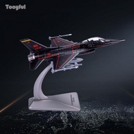 [Tooyful] 1/100 F-16 Thunderbird Fighter Plane Model Airplane Model for Classroom