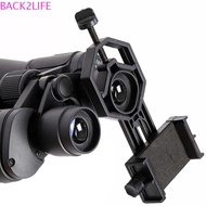 BACK2LIFE Telescope Bracket Practical Spotting Scope Holder Cellphone Metal/ABS Phone Stand