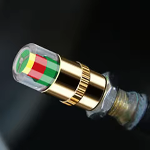 2.4Bar 36PSI Tire Pressure Monitor Sensor Indicator Easy To Read 3 Color Eye Alert Tire Pressure Mon