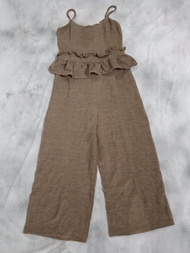 Jumpsuit (Midi) Tanktop Ruffles Kulot 7/8 Rajut