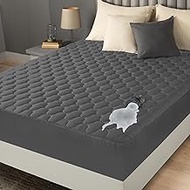 Utopia Bedding Waterproof Mattress Protector, Twin Mattress Pad, Quilted Fitted Cover Stretches up t