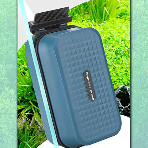 Magnetic Aquarium Fish Tank Brushes Floating Clean Glass Window Algae Scraper Cleaner Brush Scrubber