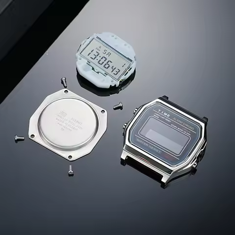 Stainless Steel Case for Casio 593 A158W/WE A159W F-91W/WG/M Modified Watch Case High Quality Metal 