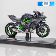 Motorcycle Model Kawasaki Ninja Toys Maisto 1:18 H2-R Big Bike Toy