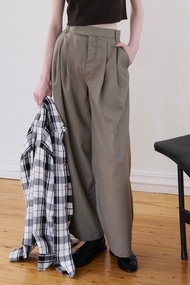 AIMER - Essential Oversized Trousers กางเกงขายาวโอเวอร์ไซส์ เอวหลายแบบ