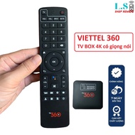 Điều khiển viettel Smart TV BOX Android 4k có giọng nói chính hãng remote TV 360 truyền hình kỹ thuậ