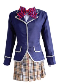 Food Wars Shokugeki no Soma Erina Nakiri Cosplay Costume JK School Uniform