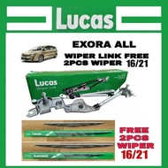 LUCAS ORIGINAL PROTON EXORA WIPER LINK 100 % ORIGINAL LUCAS  FREE WIPER LUCAS 16+21