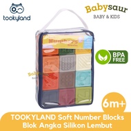 TOOKYLAND Soft Number Blocks Educational Toys Montessori Number Blocks for Babies 6 Months +
